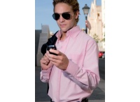 JHK Koszula męska z krótkim rękawem SHRA OXF