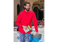 Koszula męska z długim rękawem SHRA POP - czerwona