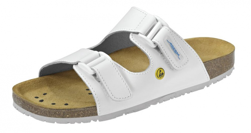 Abeba Klapki robocze białe OB 4080