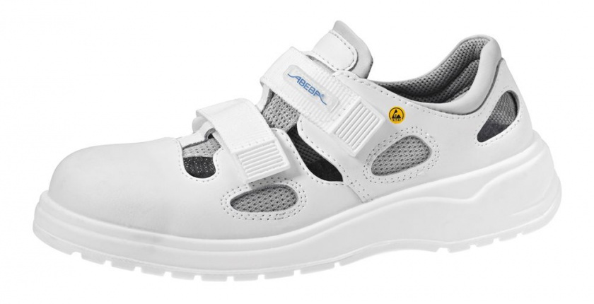 Abeba Sandały ochronne lekkie białe S1 ESD 31031