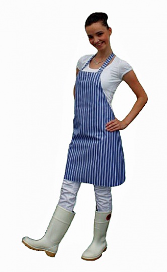 Dydona Fartuch roboczy wodoochronny 613 niebieskie paski
