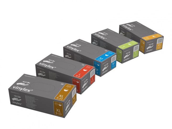 Mercator Medical Rękawice winylowe pudrowane Vinylex