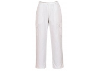  Spodnie do pasa antyelektrostatyczne ESD AS11 - białe