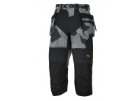 Spodnie piratki FlexiWork+ z workami kieszeniowymi 6905 - szary kamuflaż