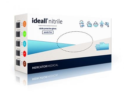 Mercator Medical Rękawice jednorazowe rękawice ochronne nitrylowe