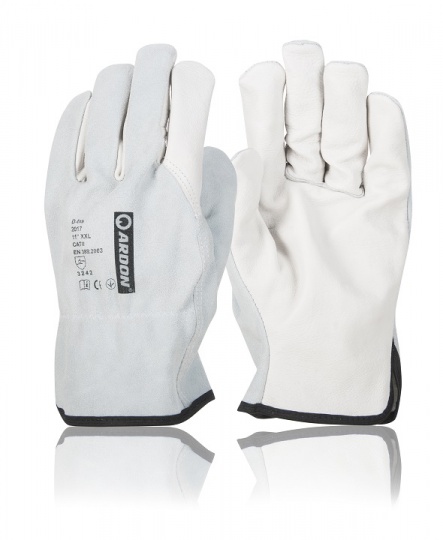 ARDON® Rękawice ochronne rękawice robocze skórzane