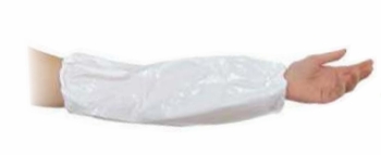 Różni producenci Zarękawki PE foliowe jednorazowe białe 50 par