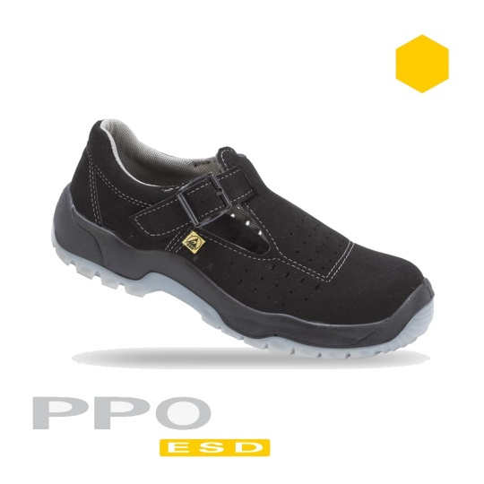 PPO Strzelce Sandały ochronne S1 ESD model 601