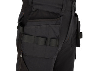  Spodnie do pasa Promacher Bennon czarne z odpinanymi kieszeniami