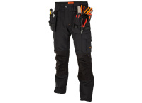  Spodnie do pasa Promacher Bennon czarne z odpinanymi kieszeniami