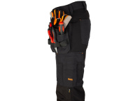  Spodnie do pasa Promacher Bennon czarne z odpinanymi kieszeniami