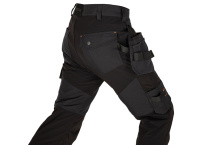  Spodnie do pasa Promacher Bennon czarne z odpinanymi kieszeniami