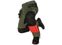  Spodnie do pasa Bennon EREBOS zielone z odpinanymi kieszeniami