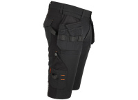  Spodnie krótkie Bennon EREBOS czarne z odpinanymi kieszeniami