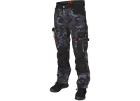  Spodnie do pasa softshell ocieplane Bennon CAMOS