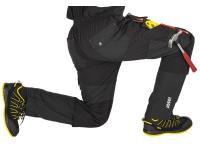  Spodnie ogrodniczki Bennon EREBOS czarne