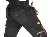  Spodnie ogrodniczki Bennon EREBOS czarne