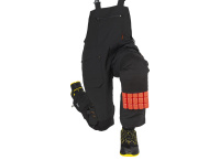  Spodnie ogrodniczki Bennon EREBOS czarne