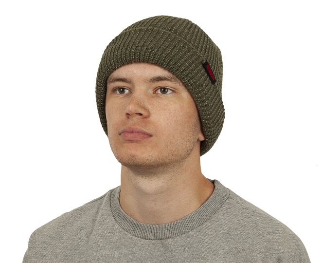 Bennon Czapka ocieplana Bennon REFLECTOS zielona