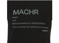  Koszulka męska z krótkim rękawem Bennon MACHR czarna