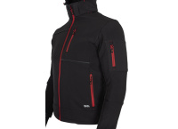  Kurtka softshell Bennon RUFUS czarno-czerwona