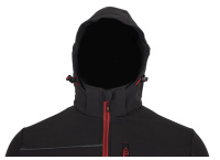  Kurtka softshell Bennon RUFUS czarno-czerwona