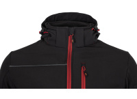  Kurtka softshell Bennon RUFUS czarno-czerwona