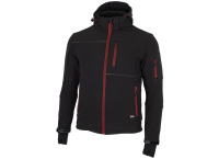  Kurtka softshell Bennon RUFUS czarno-czerwona