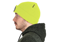 Czapka ocieplana z LED Bennon Lumos żółta 0983100080